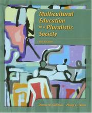 Front cover of Multicultural education in a pluralistic society by Donna M. Gollnick