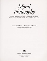 Cover of Moral philosophy by Brooke Noel Moore