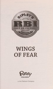 Front cover of Wings of fear by Kay Wilkins