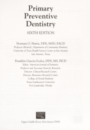 Cover of Primary preventive dentistry by Norman O. Harris