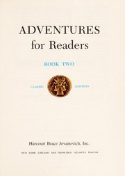 Front cover of The Adventures in literature program by Elizabeth C. O'Daly