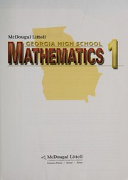Cover of Georgia high school mathematics by McDougal Littell