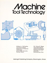 Cover of Machine tool technology by Willard J. McCarthy