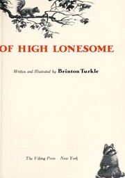 Front cover of The fiddler of High Lonesome by Brinton Turkle