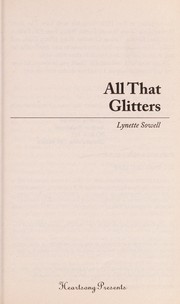 Cover of All that glitters by Lynette Sowell