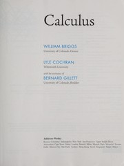 Cover of Calculus by Bill L. Briggs