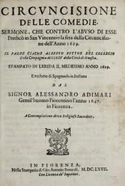 Cover of Circvncisione delle comedie by Jaime Albert