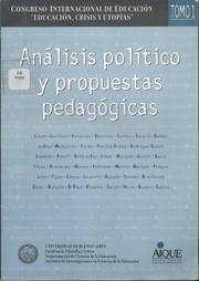 Front cover of I Congreso Internacional de Educacion "Educacion, crisis y utopias." by Congreso Internacional de Educacion "Educacion, Crisis y Utopias" (1st 1996 Universidad de Buenos Aires)