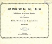 Front cover of Die Elemente des geometrischen Zeichnens by Friedrich Mann
