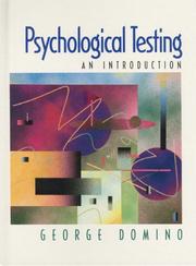 Front cover of Psychological Testing by George Domino