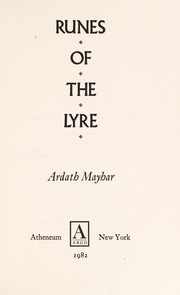 Front cover of The runes of the lyre by Ardath Mayhar