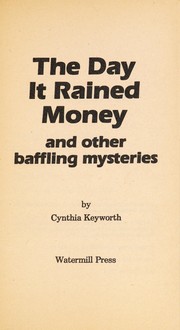 Cover of The day it rained money by Unknown