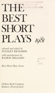 Cover of The best short plays 1981 by Stanley Richards