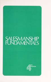 Front cover of Salesmanship fundamentals by John W. Ernest