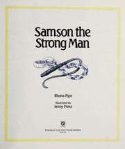 Cover of Samson the strong man by Rhona Pipe