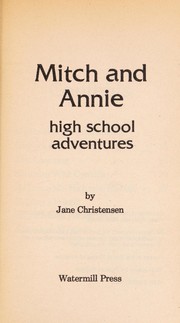 Front cover of Mitch and Annie by Jane Christensen