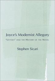 Cover of Joyce's modernist allegory by Stephen Sicari