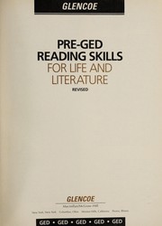 Front cover of Glencoe pre-GED reading skills for life and literature by Unknown