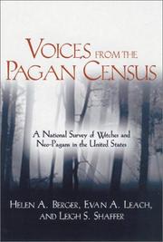 Front cover of Voices from the pagan census by Helen A. Berger