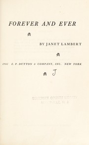 Cover of Forever and ever by Janet Lambert