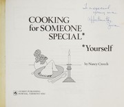 Cover of Cooking for someone special--yourself by Nancy Creech