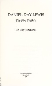 Cover of Daniel Day-Lewis by Garry Jenkins