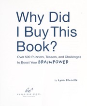 Cover of Why did I buy this book? by Lynn Brunelle