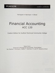 Cover of Financial accounting by Charles T. Horngren
