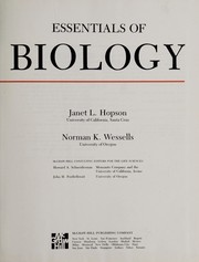 Front cover of Essentials of biology by Janet L. Hopson