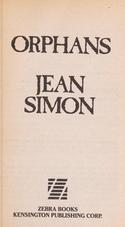 Cover of Orphans by Jean Simon