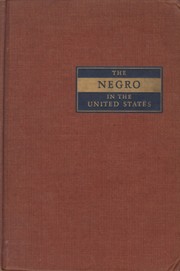Cover of The negro in the United States by E. Franklin Frazier
