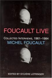 Cover of Foucault live by Michel Foucault