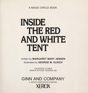 Front cover of Inside the red and white tent by Margaret Mary Jensen