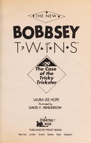 Front cover of CASE OF THE TRICKY TRICKSTER by Laura Lee Hope