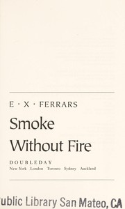 Cover of Smoke without fire by Elizabeth Ferrars