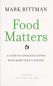 Cover of Food Matters by Mark Bittman
