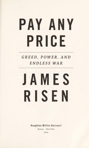 Cover of Pay any price by James Risen