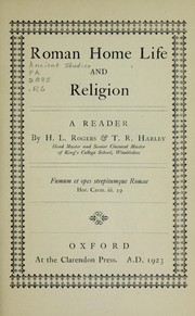 Cover of Roman home life and religion by Rogers, Herbert Lionel