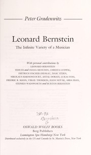 Cover of Leonard Bernstein by Peter Gradenwitz