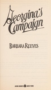 Cover of Georgina's Campaign by Barbara Reeves