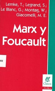 Cover of Marx y Foucault by S. Legrand