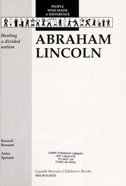 Cover of Abraham Lincoln by Anna Sproule