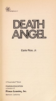 Cover of Death angel by Earle Rice