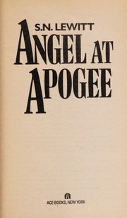 Front cover of Angel at Apogee by Shariann Lewitt