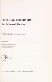 Cover of Physical Chemistry by Eyring, Henry