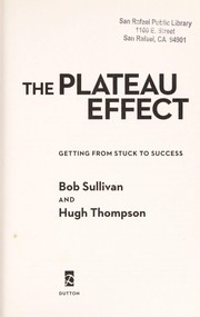 Cover of The plateau effect by Bob Sullivan
