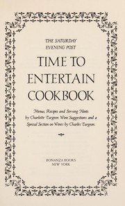 Cover of The Saturday evening post time to entertain cookbook by Charlotte Snyder Turgeon