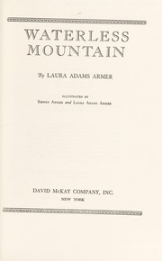 Cover of Waterless mountain by Laura Adams Armer