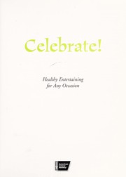 Front cover of Celebrate by American Cancer Society