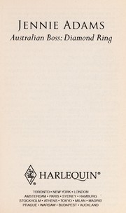 Front cover of Australian Boss by Jennie Adams